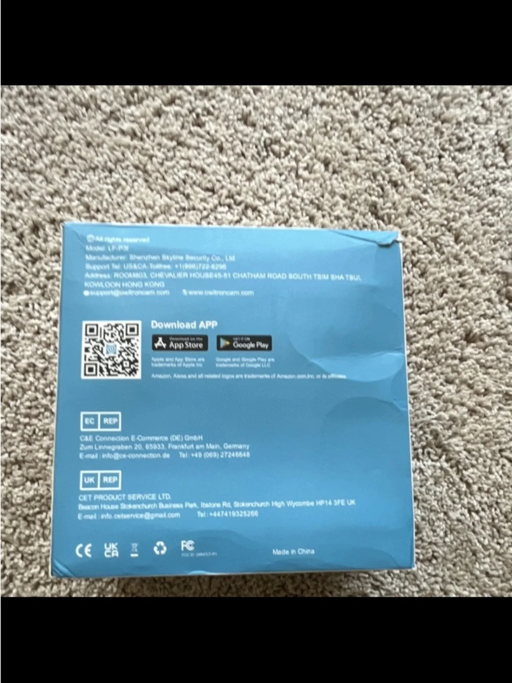 Dual White Indoor Security Cameras with Charging Dock
